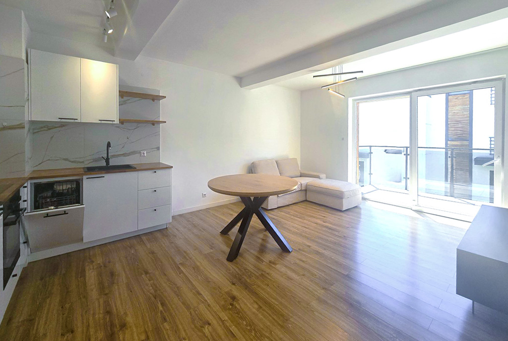 fragment salonu w ekskluzywnym apartamencie do wynajęcia Ustroń