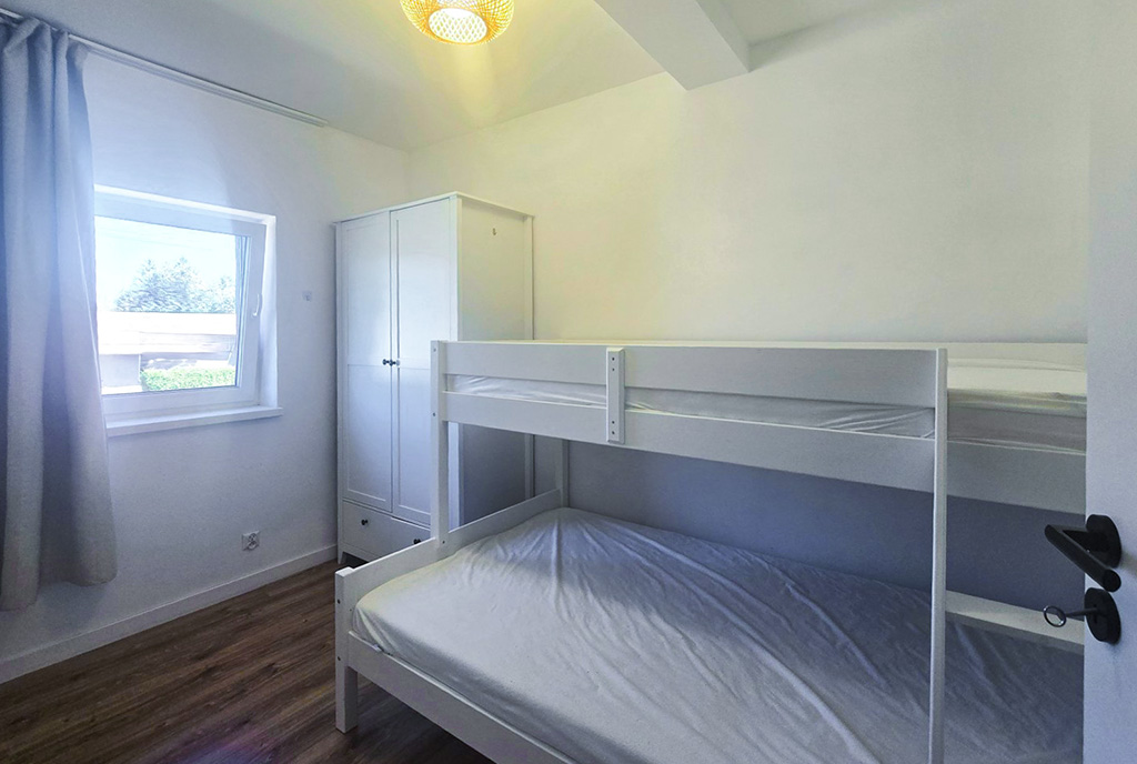 na zdjęciu sypialnia w ekskluzywnym apartamencie n wynajem Ustroń