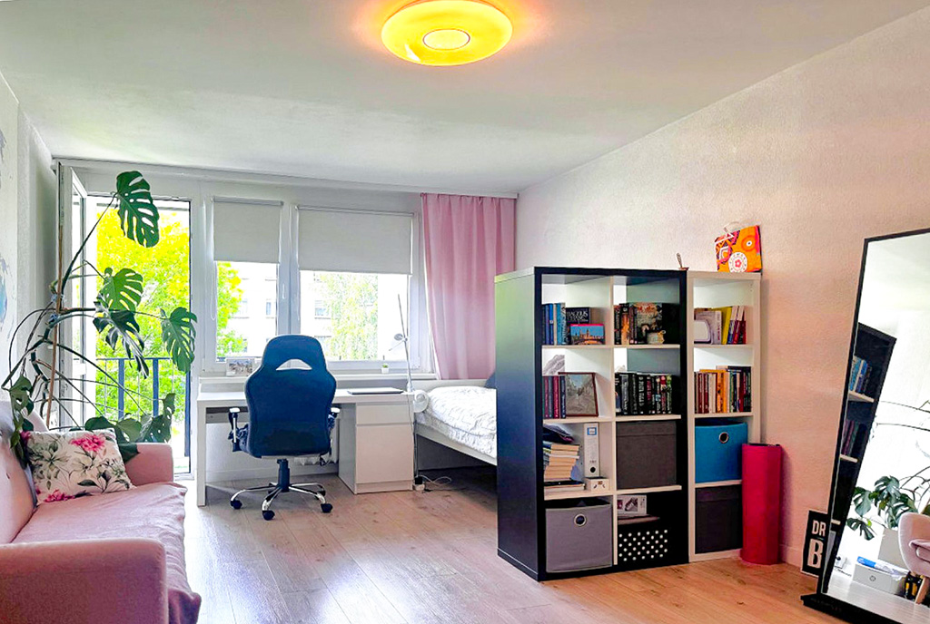 jeden z pokoi w ekskluzywnym apartamencie na wynajem Katowice (okolice)