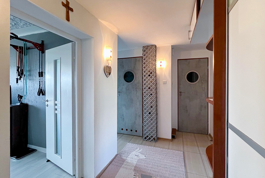 przemyślany rozkład pokoi i pomieszczeń w ekskluzywnym apartamencie na sprzedaż Kraków (okolice)