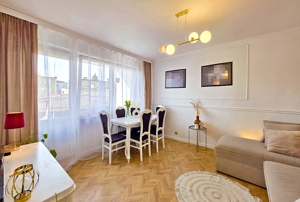 elegancki salon w ekskluzywnym apartamencie do sprzedaży Legnica okolice