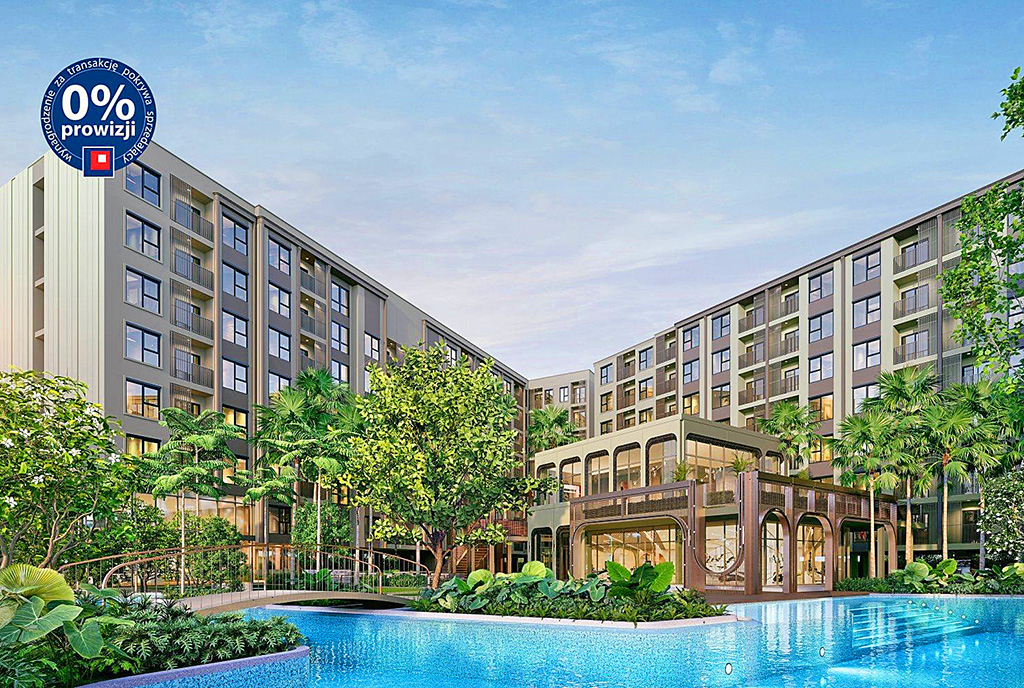 atrakcyjne osiedle, na którym znajduje się oferowany na sprzedaż luksusowy apartament Tajlandia (Phuket)