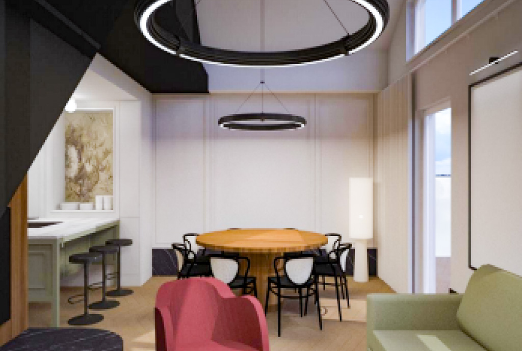 designerski projekt wnętrza ekskluzywnego apartamentu do sprzedaży nad morzem