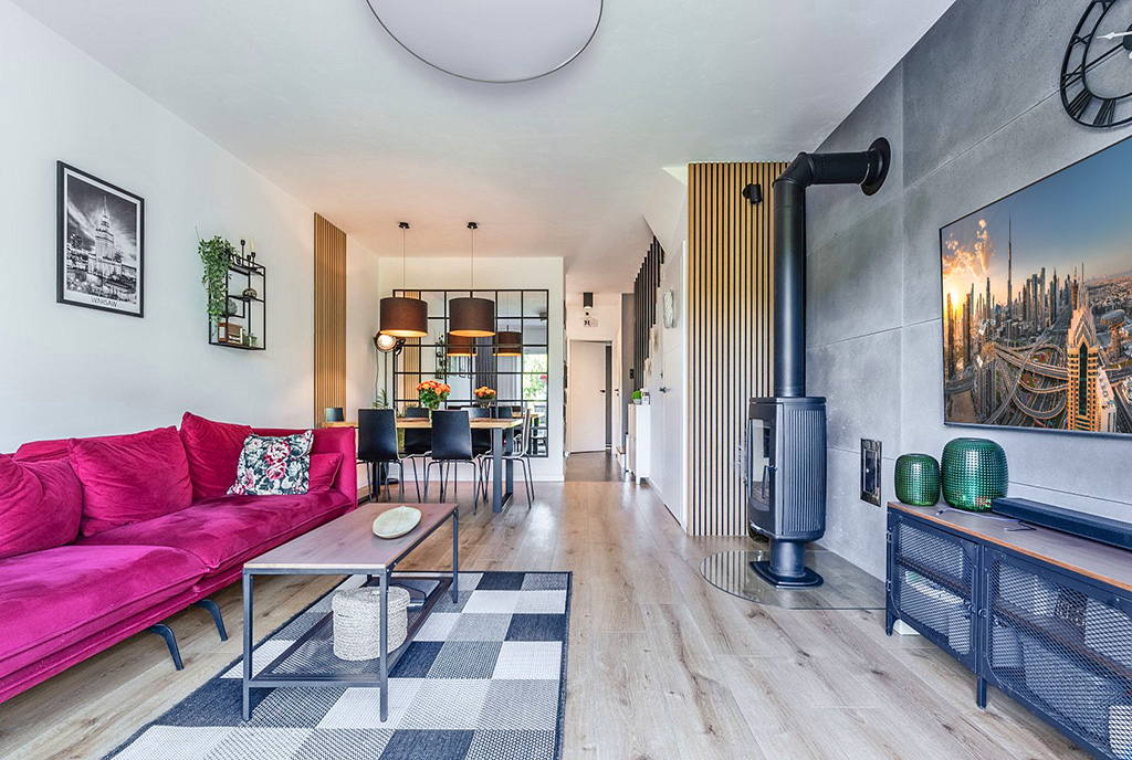 imponujący salon w ekskluzywnej willi do sprzedaży Gdynia (okolice)