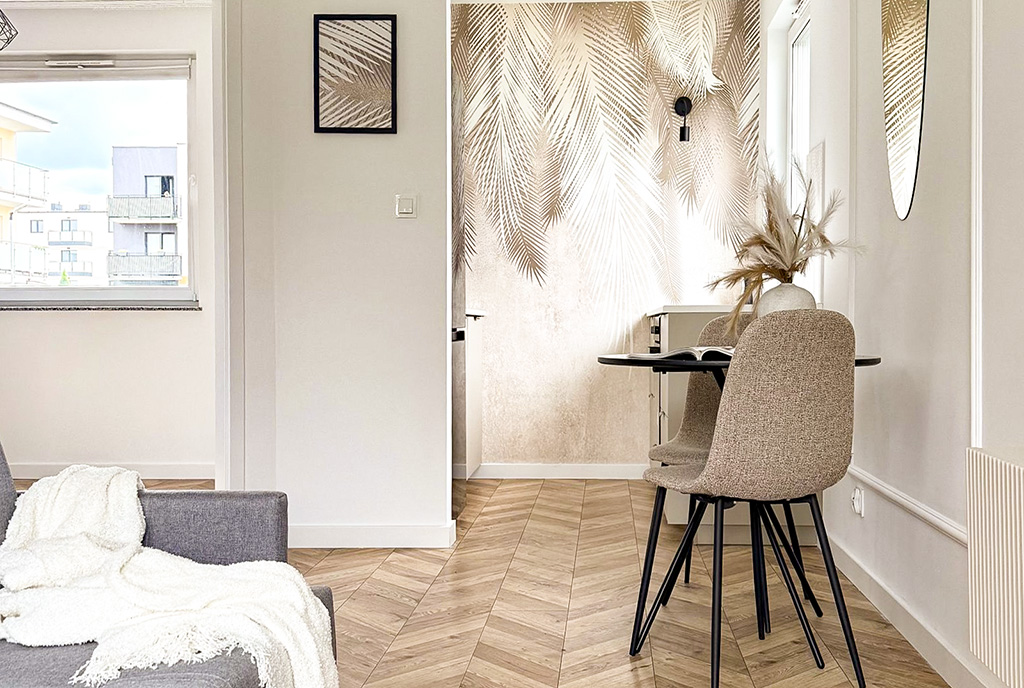 fragment wnętrza luksusowego apartamentu na sprzedaż Gdynia (okolice)