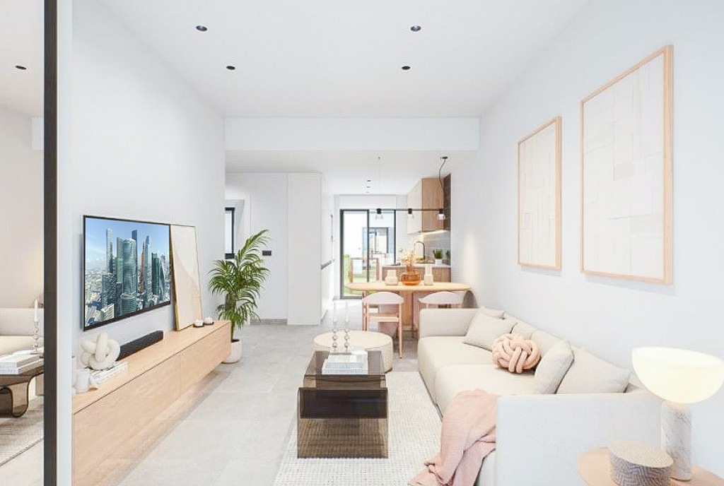 kameralny salon w ekskluzywnym apartamencie do sprzedaży Hiszpania (Pilar de la Horadada)