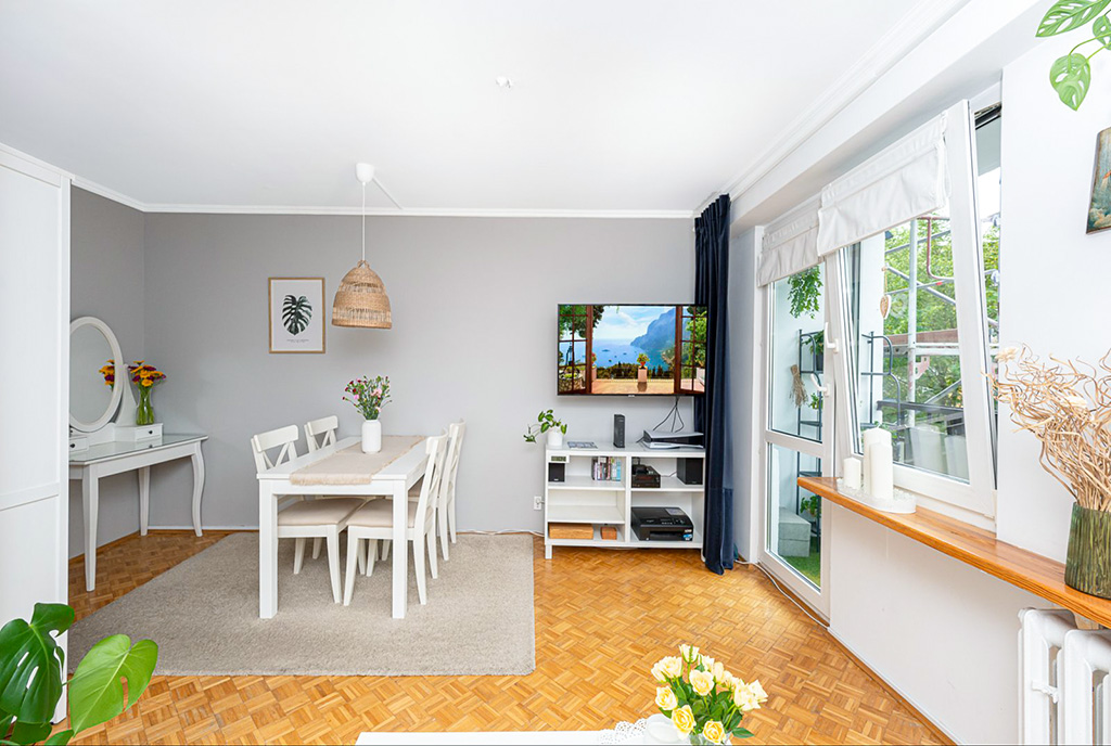 fragment wnętrza ekskluzywnego apartamentu do sprzedaży Warszawa (okolice)