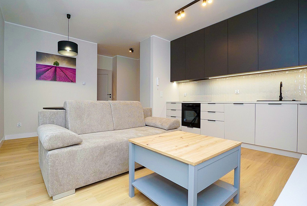 nowe, nieużywane wnętrze ekskluzywnego apartamentu do wynajęcia Piotrków Trybunalski