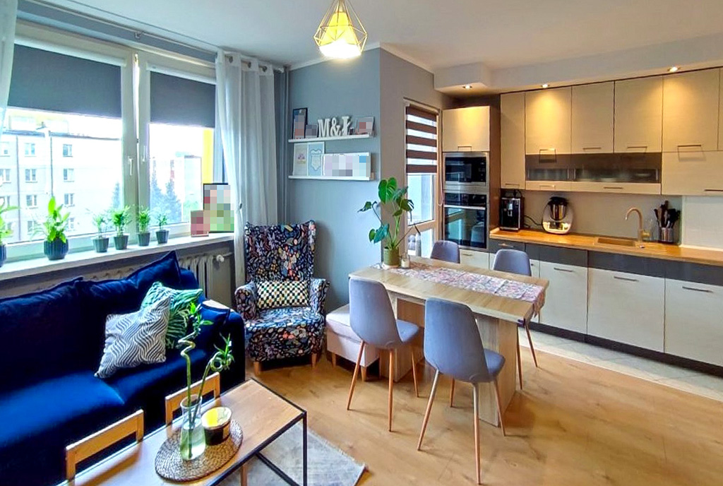 gustownie urządzone wnętrze ekskluzywnego apartamentu do sprzedaży Ełk