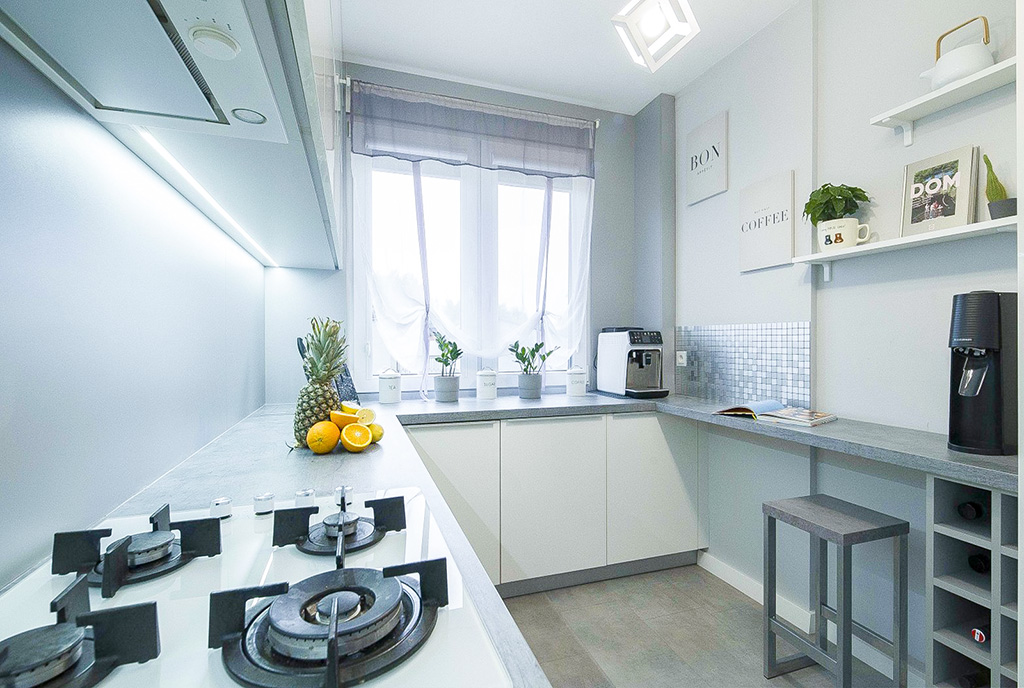 fragment kuchni w luksusowym apartamencie na sprzedaż Katowice okolice
