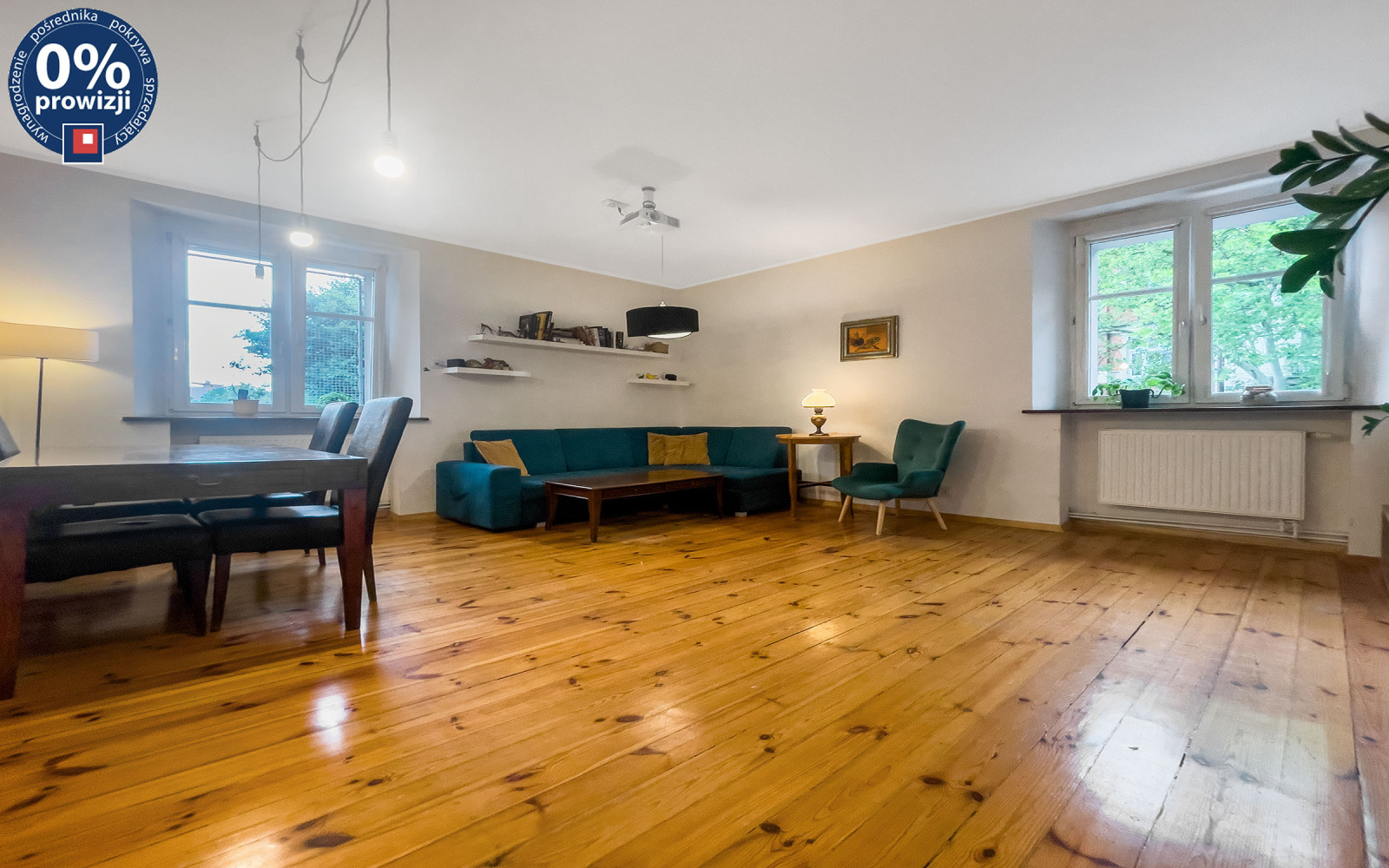 przestronne wnętrze ekskluzywnego apartamentu do sprzedaży Katowice (okolice)