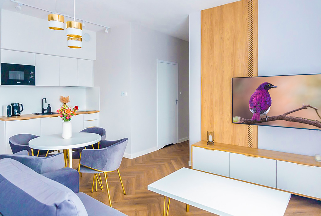 designerski salon w ekskluzywnym apartamencie do sprzedaży Kłodzko (okolice)