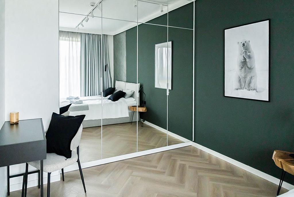 komfortowa sypialnia w ekskluzywnym apartamencie na sprzedaż Kłodzko (okolice)