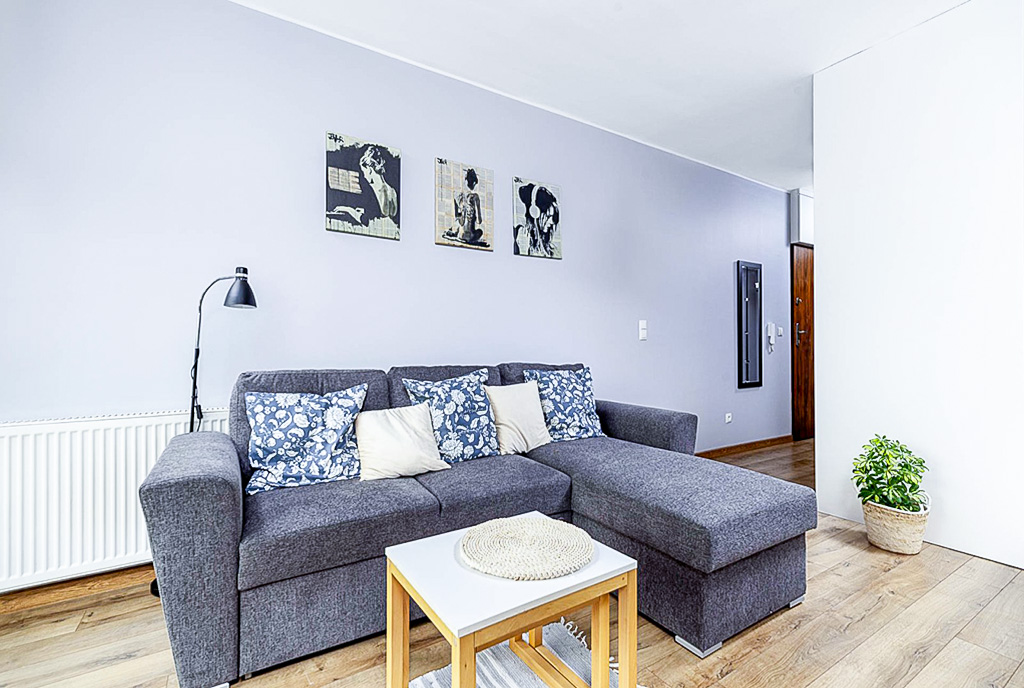 zbliżenie na salon w ekskluzywnym apartamencie na sprzedaż Poznań