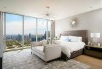 zaciszna sypialnia w ekskluzywnym apartamencie na sprzedaż Chicago Stany Zjednoczone Ameryki