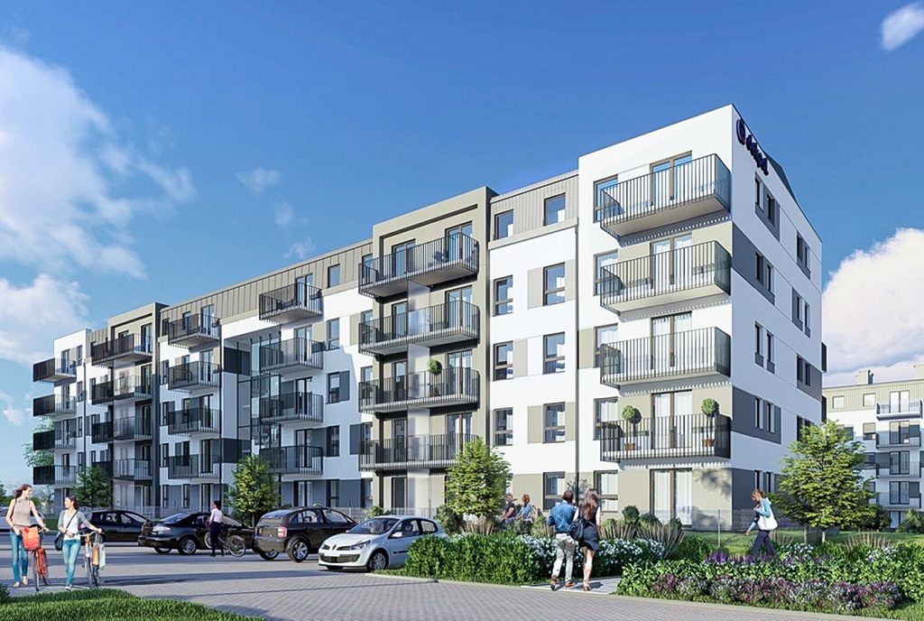 imponujące osiedle, na którym znajduje się ekskluzywny apartament na sprzedaż Gdańsk