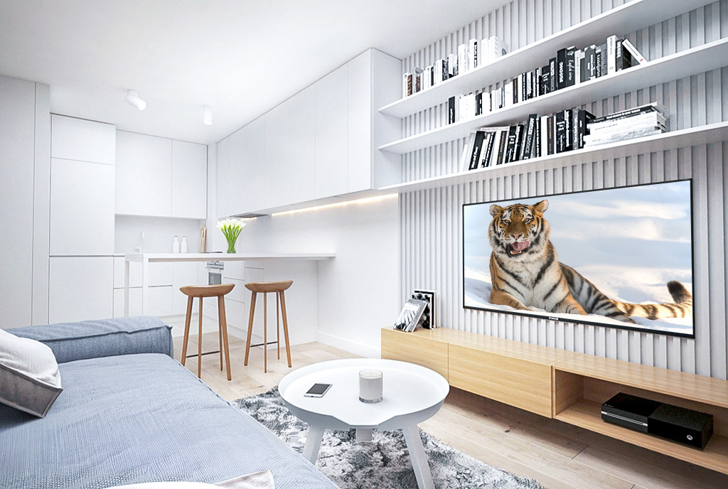 imponujący pokój gościnny w ekskluzywnym apartamencie do sprzedaży Gdańsk