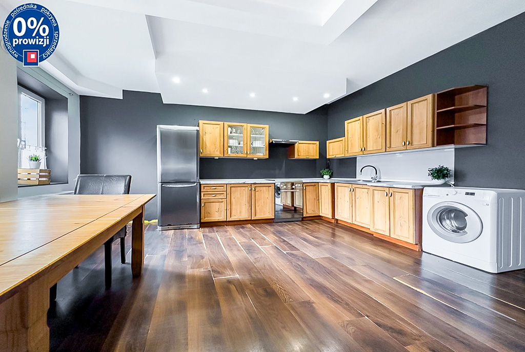 widok na kuchnię w luksusowym apartamencie na sprzedaż Katowice (okolice)