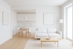 nowoczesny projekt pokoju dziennego w ekskluzywnym apartamencie do sprzedaży Lublin