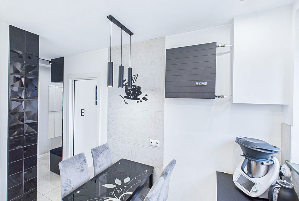 zadbana kuchnia w ekskluzywnym apartamencie na sprzedaż Zielona Góra (okolice)