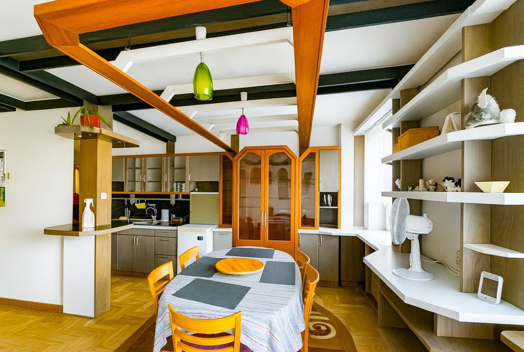 futurystyczny salon w ekskluzywnym apartamencie do sprzedaży Białystok