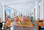 wytworny salon w ekskluzywnym apartamencie do sprzedaży Chicago (Stany Zjednoczone Ameryki)