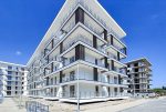 widok na apartamentowiec, w którym znajduje się oferowany na sprzedaż luksusowy apartament Lublin