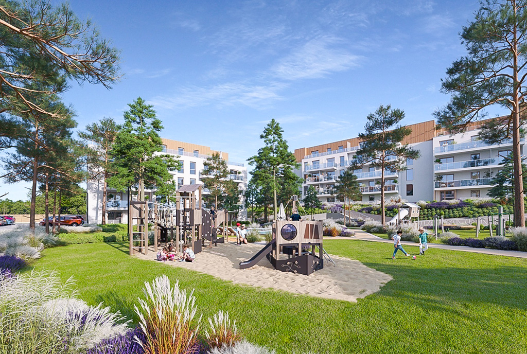 atrakcyjna lokalizacja, w której znajduje się oferowany do sprzedaży luksusowy apartament nad morzem