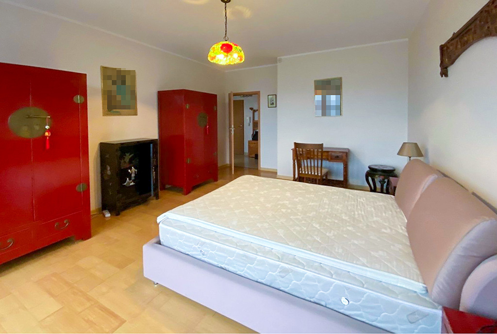 fragment sypialni w ekskluzywnym apartamencie na wynajem Szczecin