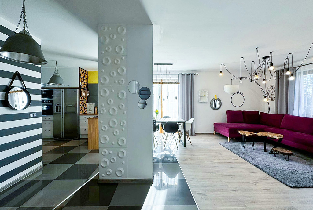 imponujące wnętrze ekskluzywnej willi na sprzedaż Bielsko-Biała (okolice)