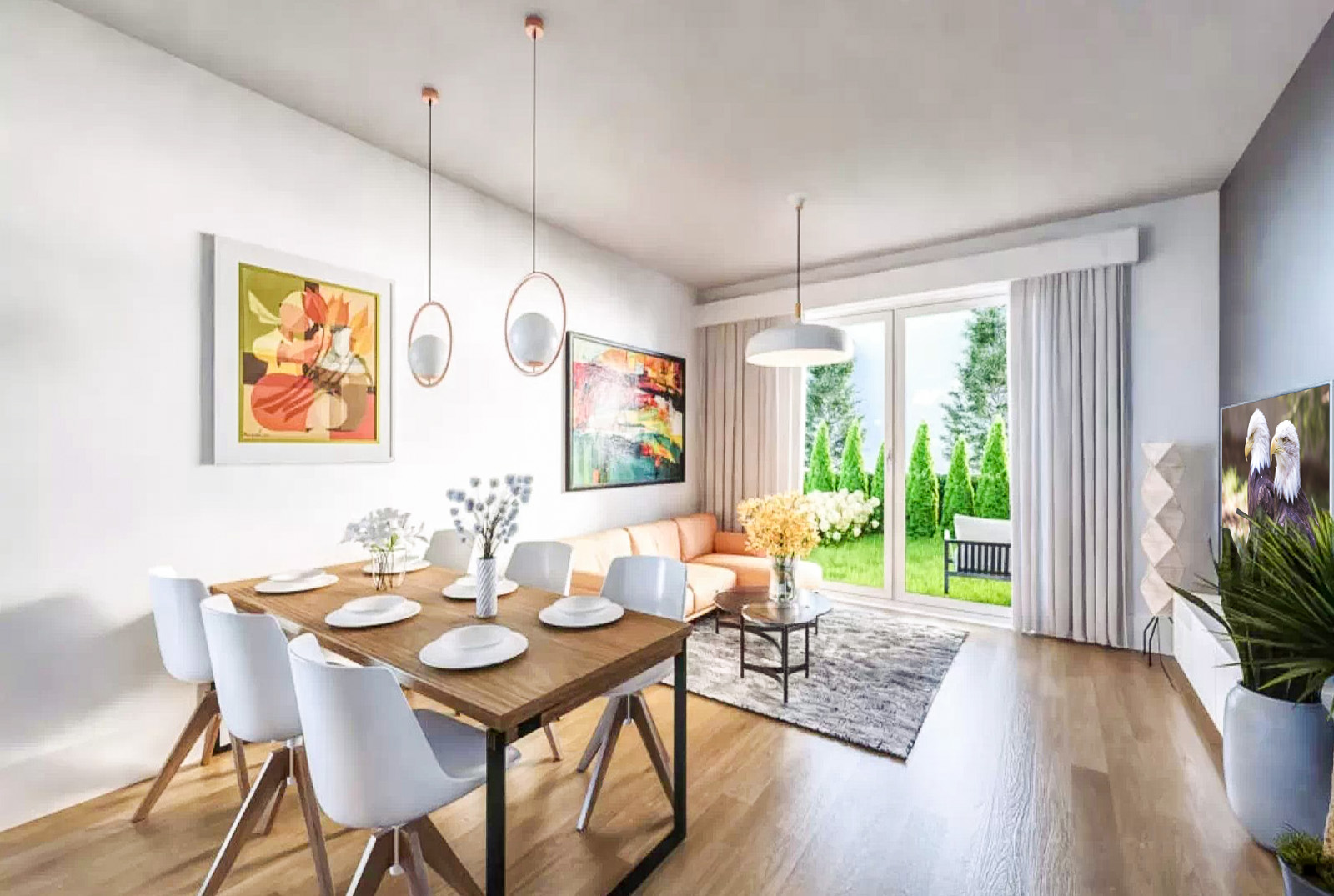 kameralny salon w ekskluzywnej willi do sprzedaży Gdańsk