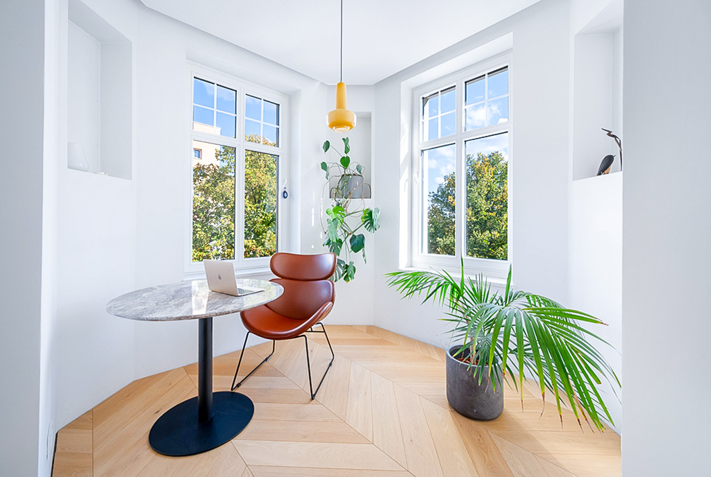 interesujący wykusz przy ekskluzywnym apartamencie na sprzedaż Gdańsk