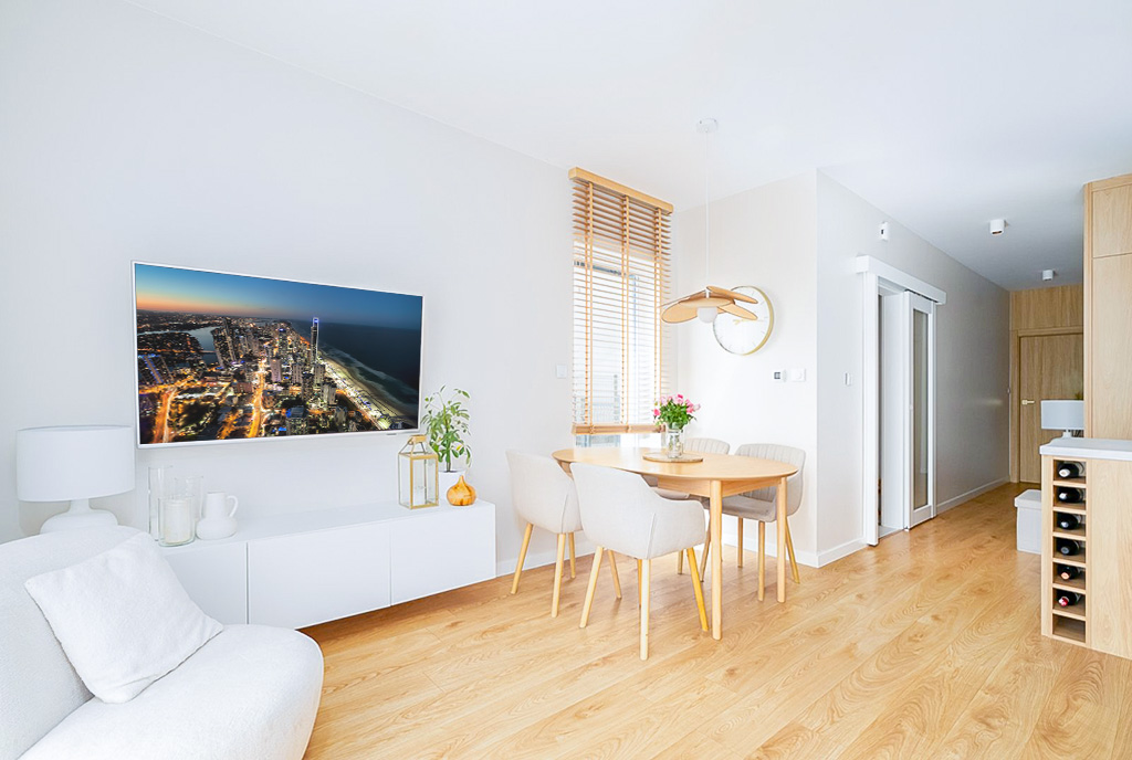 nowoczesne wnętrze ekskluzywnego apartamentu do sprzedaży Poznań okolice
