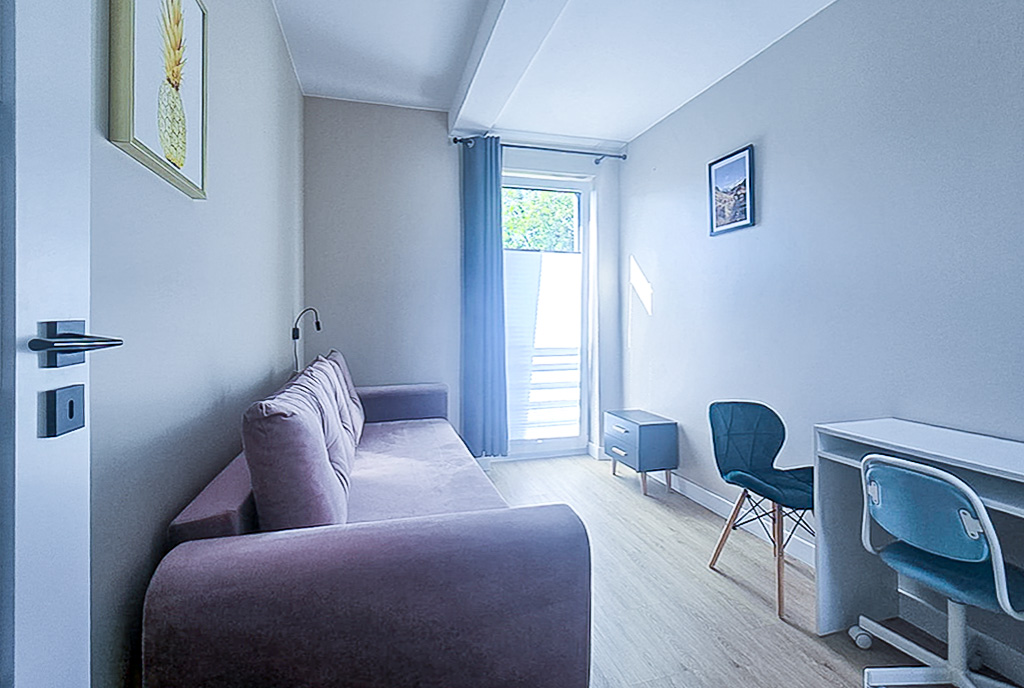 na zdjęciu jeden z pokoi w ekskluzywnym apartamencie na wynajem Bielsko-Biała okolice
