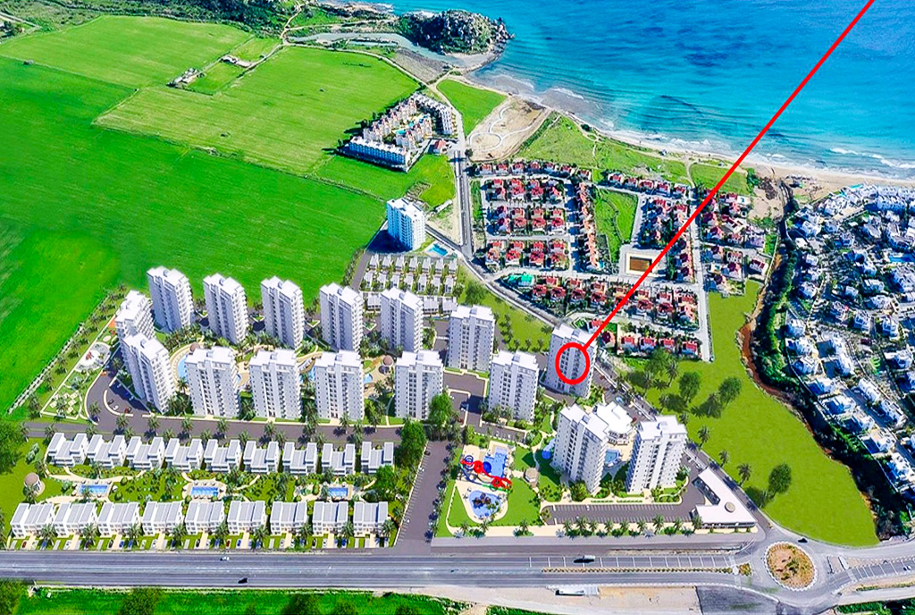 fantastyczna okolica, gdzie znajduje si oferowany do sprzedaży luksusowy apartament Cypr Bogaz Iskele