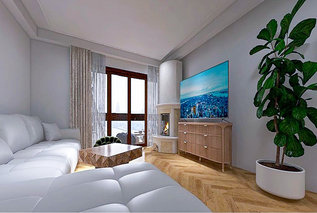 designerski salon w ekskluzywnym apartamencie do sprzedaży Gdańsk