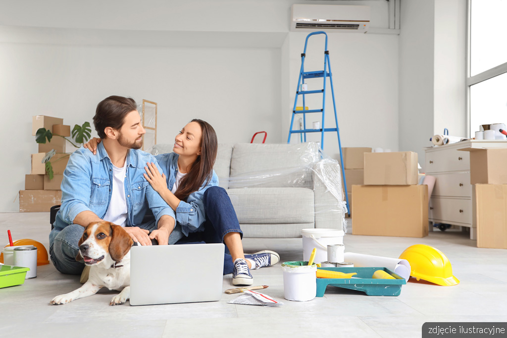 jedna z propozycji aranżacji wnętrza luksusowego apartamentu na sprzedaż Gdańsk