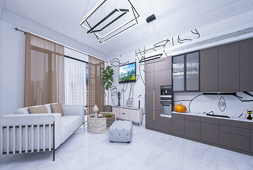 designerskie wnętrze ekskluzywnego apartamentu do sprzedaży Gdańsk