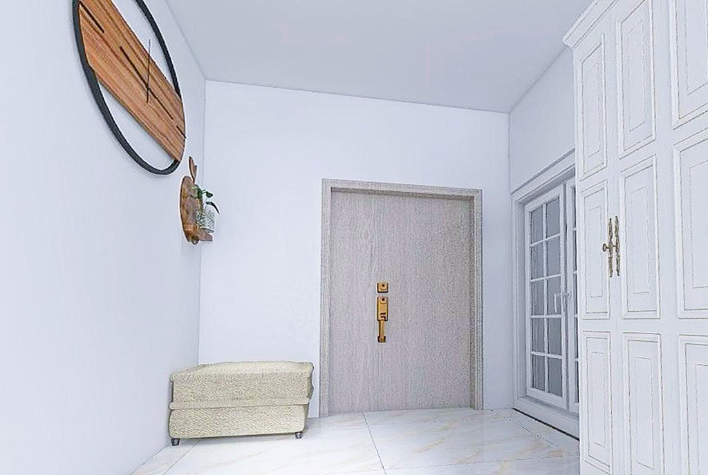 fragmnt korytarza w ekskluzywnym apartamencie na sprzedaż Gdańsk