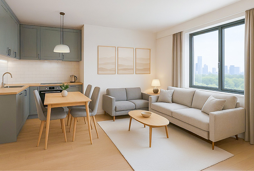 imponujące wnętrze ekskluzywnego apartamentu do sprzedaży Gdańsk