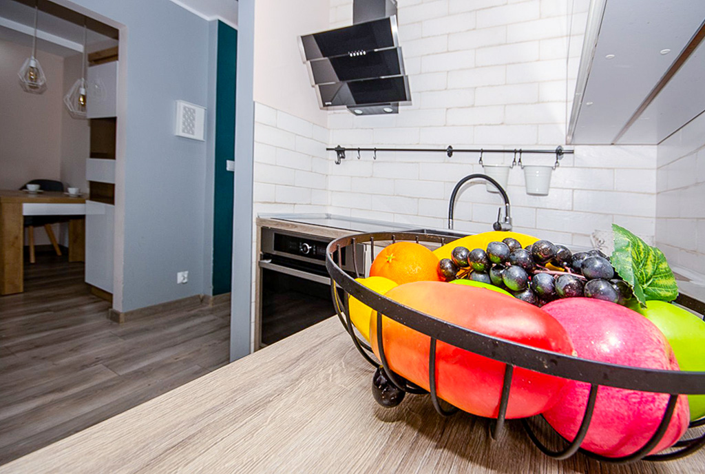 fragment kuchni w luksusowym apartamencie na sprzedaż Katowice okolice