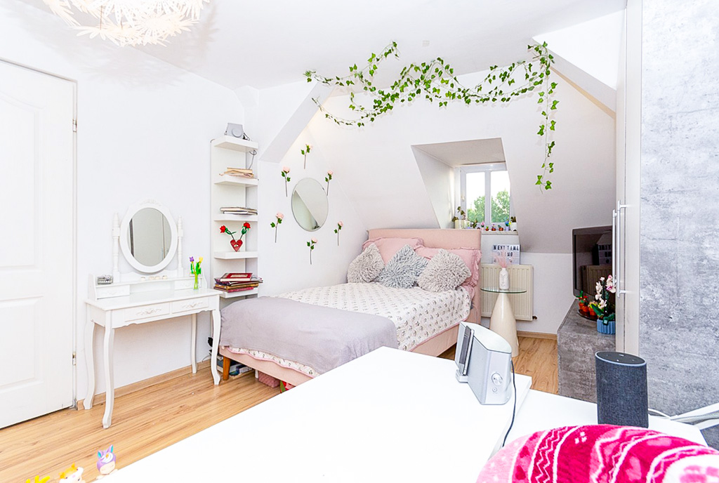 komfortowa sypialnia w luksusowym apartamencie na sprzedaż Katowice okolice
