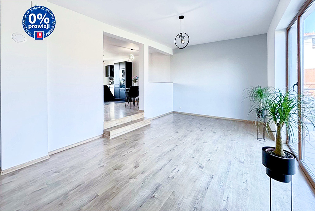 komfortowy salon w luksusowej willi na sprzedaż Katowice