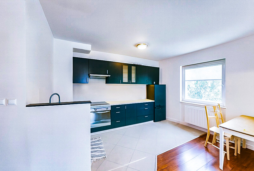 na zdjęciu aneks kuchenny w luksusowym apartamencie na sprzedaż Gdańsk