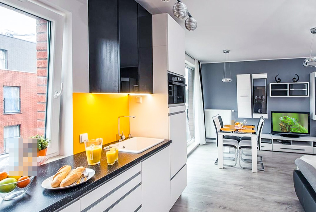 fragment komfortowego wnętrza ekskluzywnego apartamentu do sprzedaży Gdańsk
