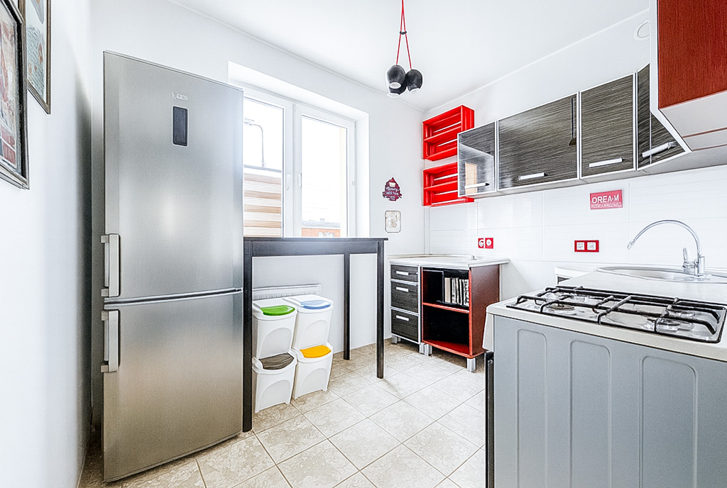 funkcjonalna kuchnia w luksusowym apartamencie na sprzedaż Gdynia okolice