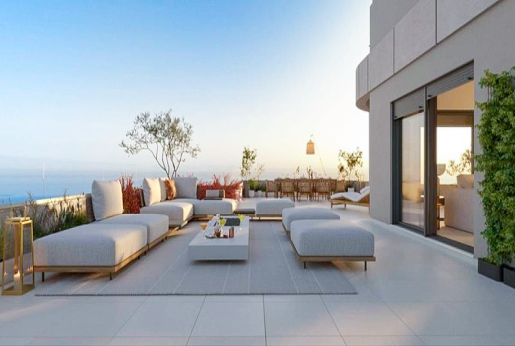 fragment balkonu przy ekskluzywnym apartamencie do sprzedaży Hiszpania Torremolinos