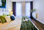 fragment sypialni w ekskluzywnym apartamencie na sprzedaż Wrocław