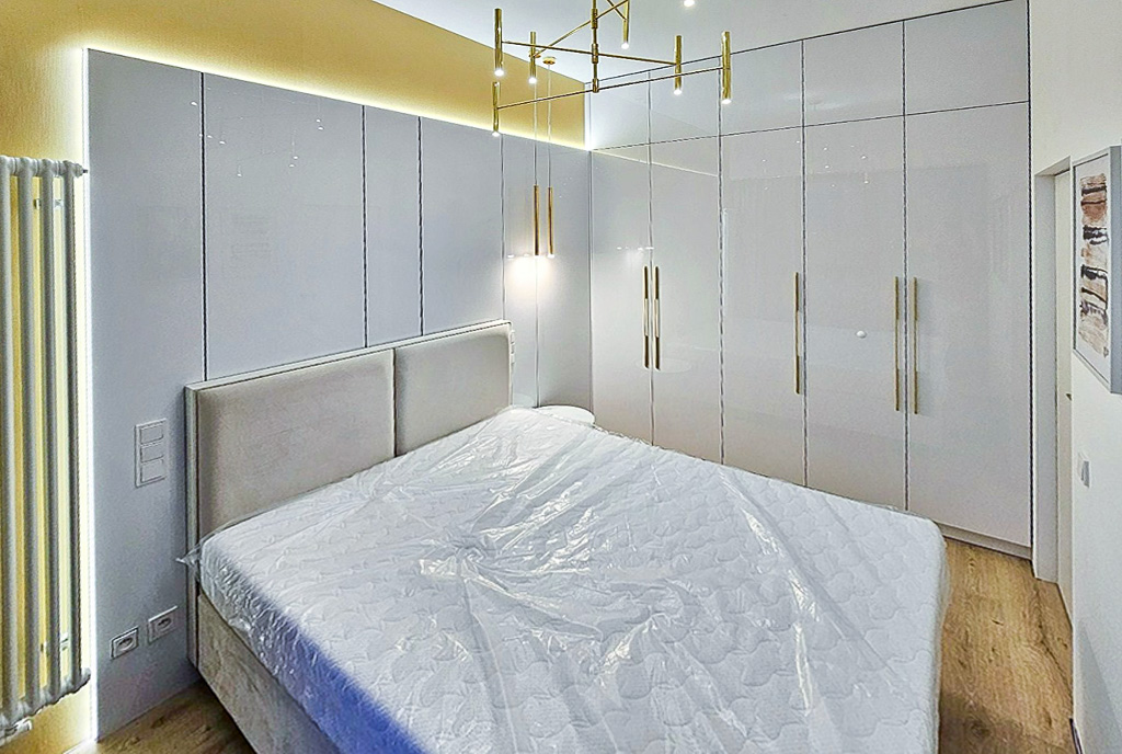 nieużywana sypialnia w ekskluzywnym apartamencie na wynajem Szczecin