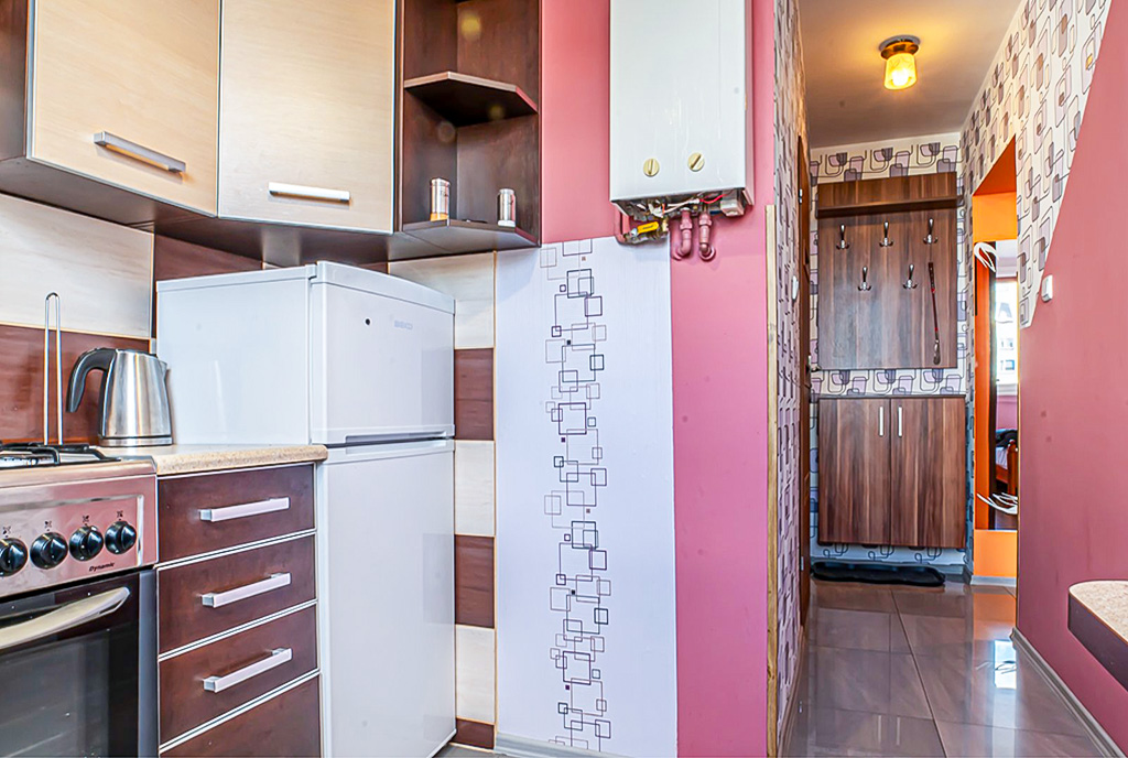 fragment kuchni w ekskluzywnym apartamencie na wynajem Bolesławiec